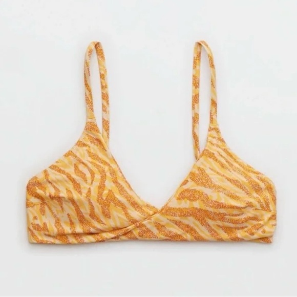 aerie Other - Aerie Twist Scoop Neck Bikini Top Sz XL